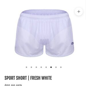 NWT | COYOTE JOCKS SPORT SHORTS | Size Small | White athletic mesh fitness gym